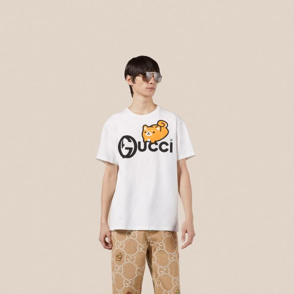 Футболка Gucci Белая F