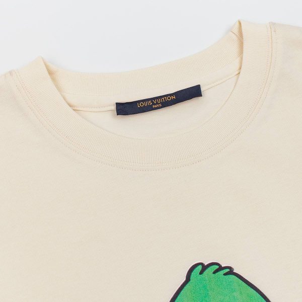 Футболка Louis Vuitton X Nigo Duck Кремовая F