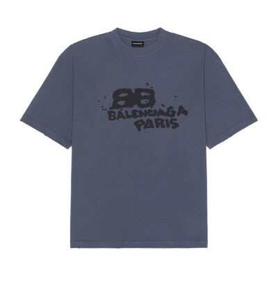 Футболка Vetements Balenciaga Синяя F