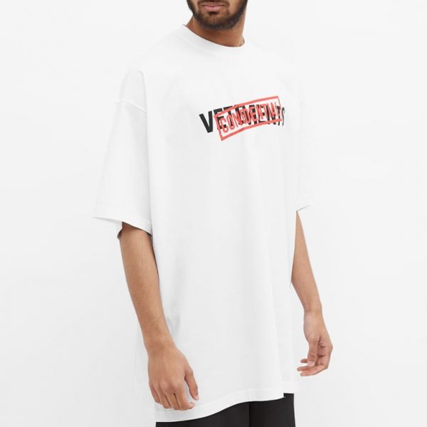 Футболка Vetements Confidential Белая M