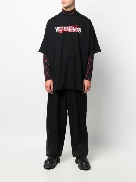Футболка Vetements Confidential Черная F