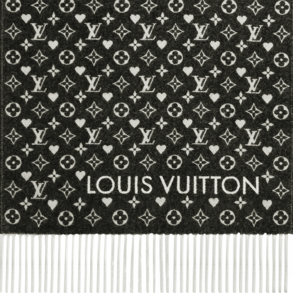 Шарф Louis Vuitton Game On Черный F