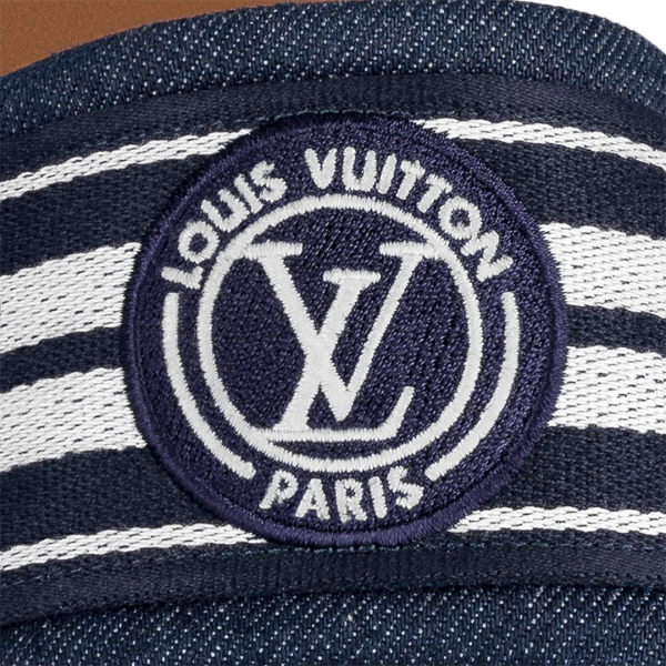 Шлепанцы Louis Vuitton Lock It Синие F