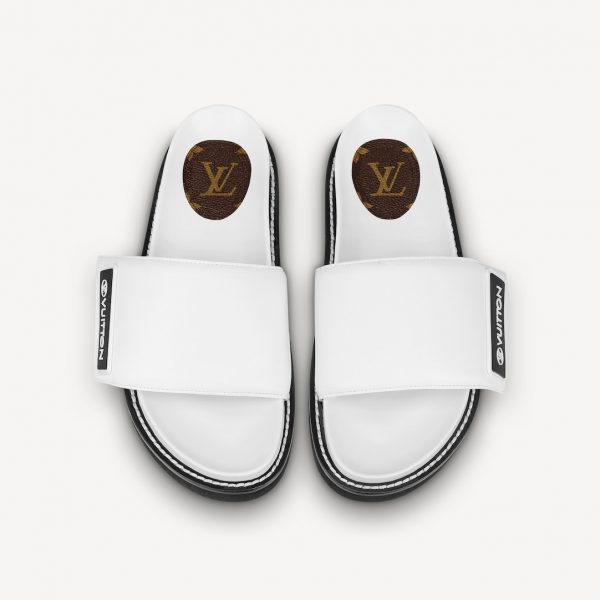 Шлепанцы Louis Vuitton Lv Sunset Белые F