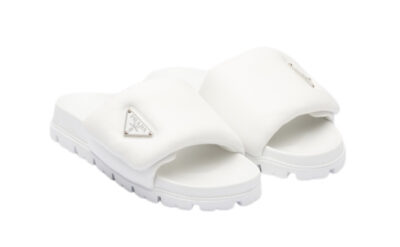 Шлепанцы Prada Белые F