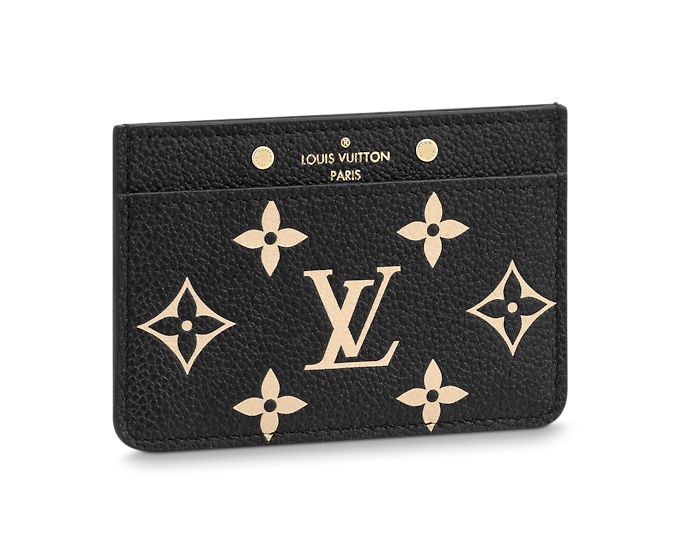Визитница Louis Vuitton Monogram Empreinte Черная F