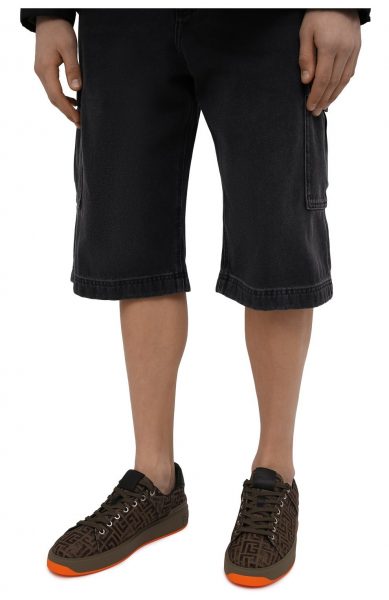 Кеды Balmain B court Темно зеленые M