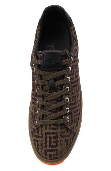 Кеды Balmain B court Темно зеленые M