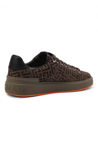 Кеды Balmain B court Темно зеленые M