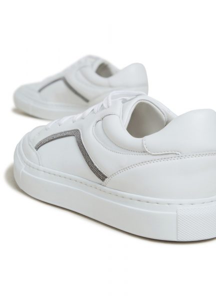 Кеды Brunello Cucinelli Mat Белые F