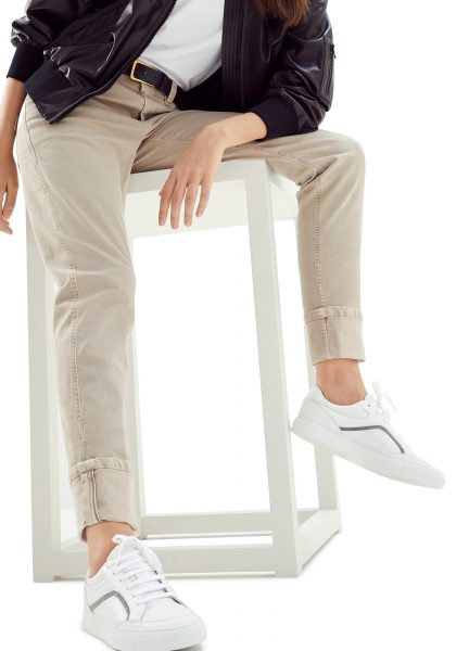 Кеды Brunello Cucinelli Mat Белые F