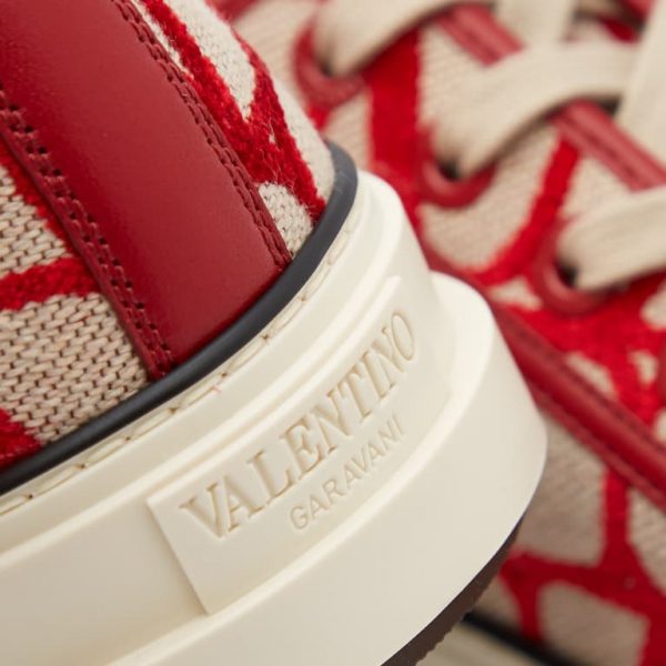 Кеды Valentino Toile Iconographe Totaloop Красные F