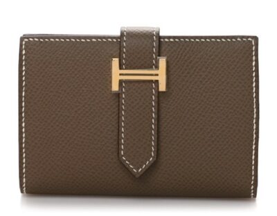 Кошелек Hermes Bearn Коричневый N
