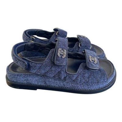 Сандали Chanel Dad Sandals Синие F