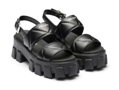 Сандали Prada Monolith Черные F