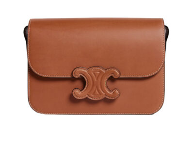 Сумка Celine Cuir Triomphe Коричневая N