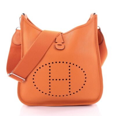 Сумка Hermes Evelyne Оранжевая N