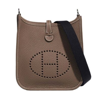 Сумка Hermes Evelyne Темно коричневая N
