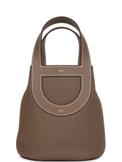 Сумка Hermes In the loop Коричнево бежевая N