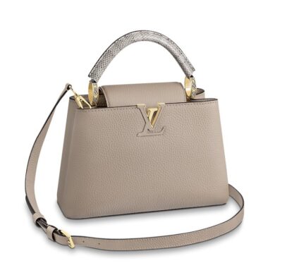 Сумка Louis Vuitton Capucines Bb Бежевая N