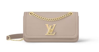 Сумка Louis Vuitton Lockme Chain East West Бежевая N