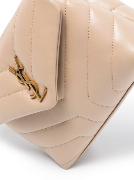 Сумка Saint Laurent Loulou Toy Бежевая N