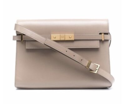 Сумка Saint Laurent Manhattan Baguette Бежевая N