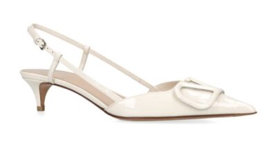 Туфли Valentino Vlogo Signature Белые F