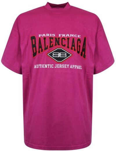 Футболка Balenciaga Розовая F