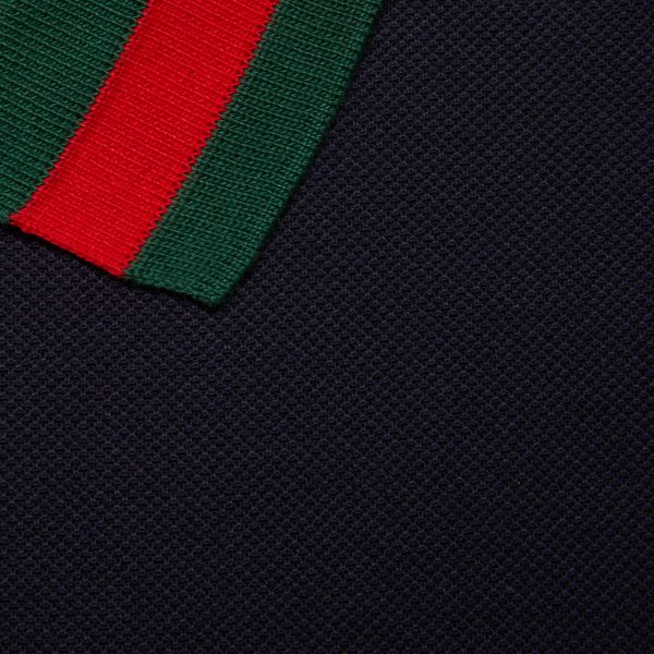 Футболка Gucci Web Темно синяя F