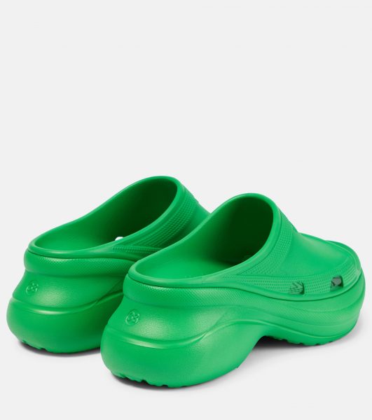 Шлепанцы Balenciaga X Crocs Crocs Edition Зеленые F