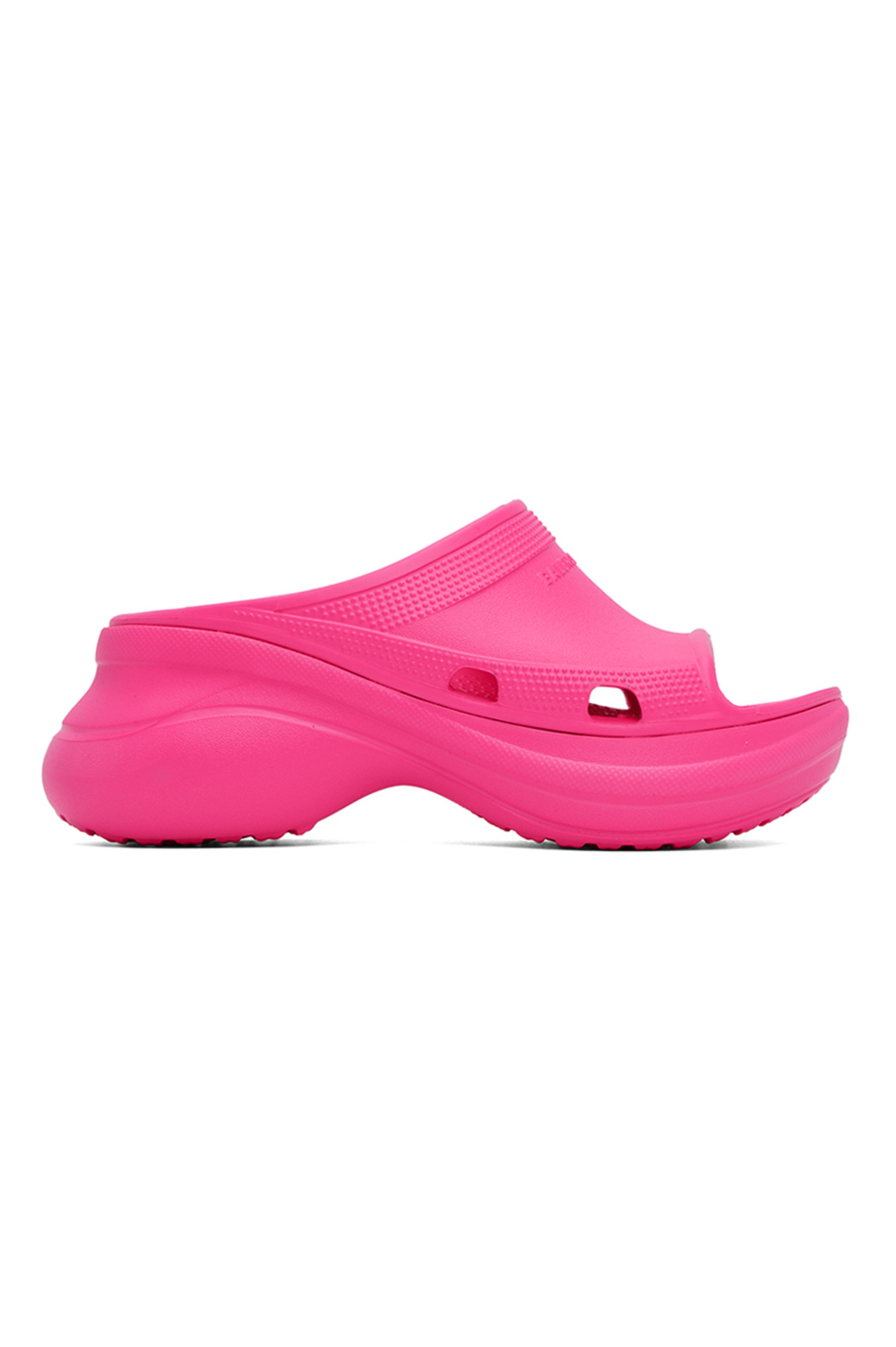 Шлепанцы Balenciaga X Crocs Crocs Edition Розовые F