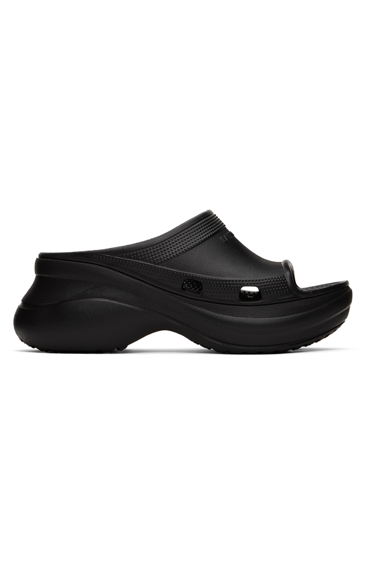 Шлепанцы Balenciaga X Crocs Crocs Edition Черные F