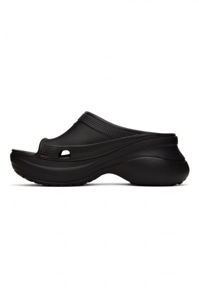 Шлепанцы Balenciaga X Crocs Crocs Edition Черные F