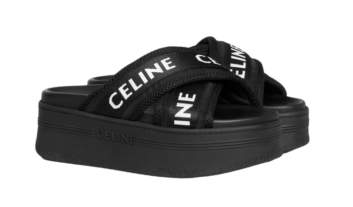 Шлепанцы Celine Block Черные F