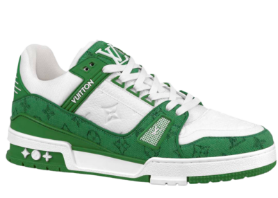 Кроссовки Louis Vuitton Lv Trainer Зеленые M