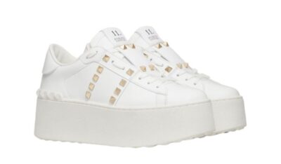 Кроссовки Valentino Rockstud Untitled Белые F