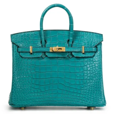 Сумка Hermes Birkin Бирюзовая S