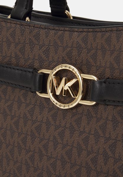 Сумка Michael Kors Angelina Темно коричневая N