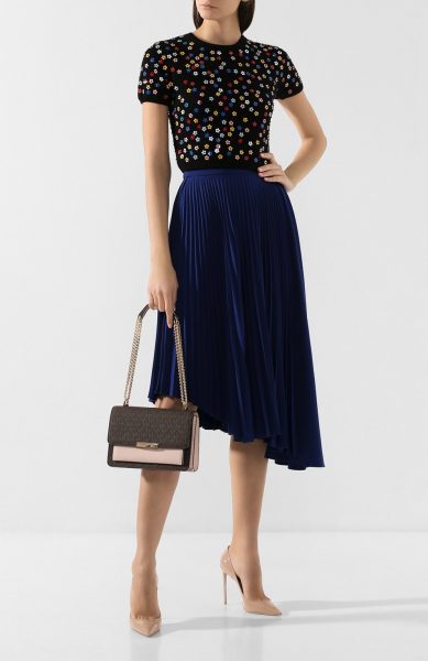 Сумка Michael Kors Jade Темно коричневая N