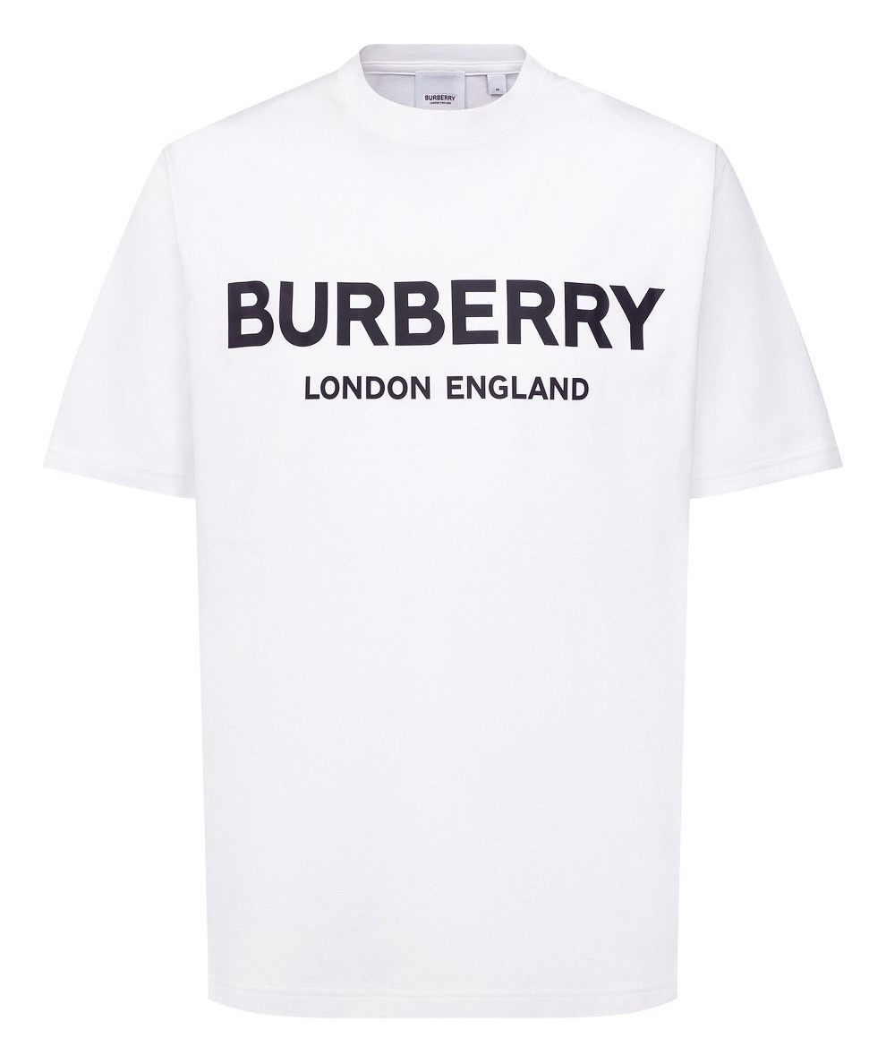 Футболка Burberry Letchford Logo Tee Белая M