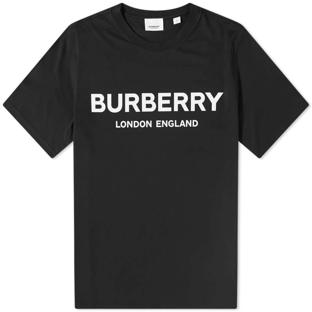 Футболка Burberry Letchford Logo Tee Черная M