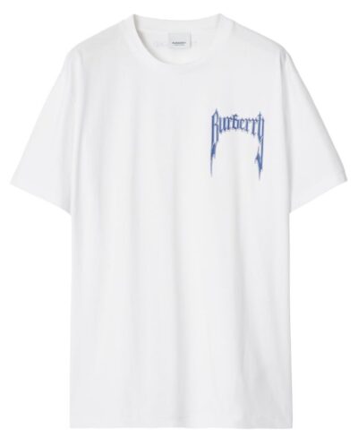 Футболка Burberry Sici Artwork Logo Tee Белая M