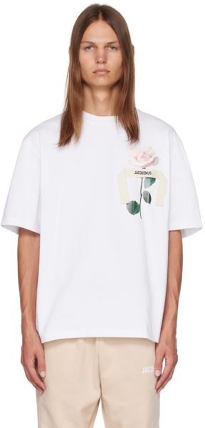 Футболка Jacquemus Rose Белая F
