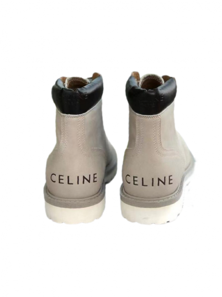 Ботинки Celine Kurt Серые F