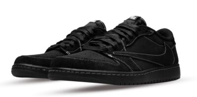 Кроссовки Nike Travis Scott X Air Jordan Low Og Sp Black Phantom Черные F