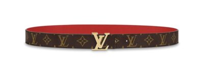 Ремень Louis Vuitton Lv Initiales Красный N