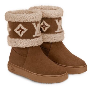 Сапоги Louis Vuitton Snowdrop Коричневые F