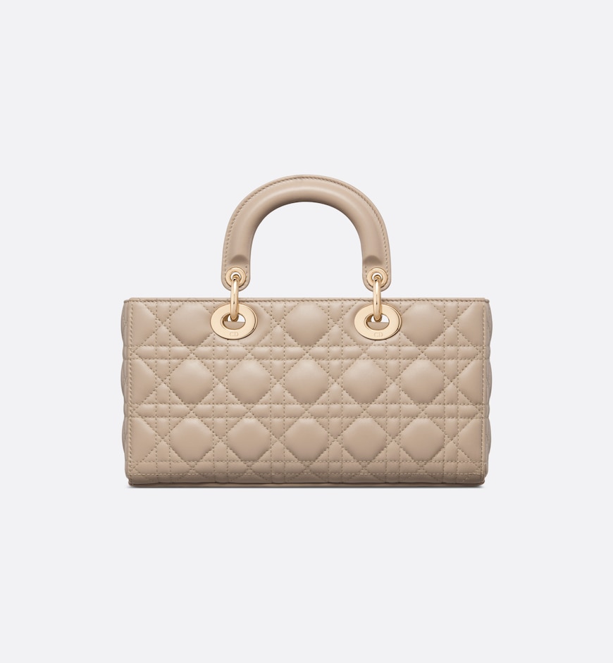 Сумка Dior Lady D joy Бежевая N