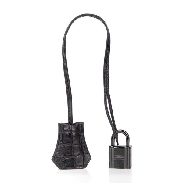 Сумка Hermes Birkin So Black Alligator Matte Black Hardware Черная N